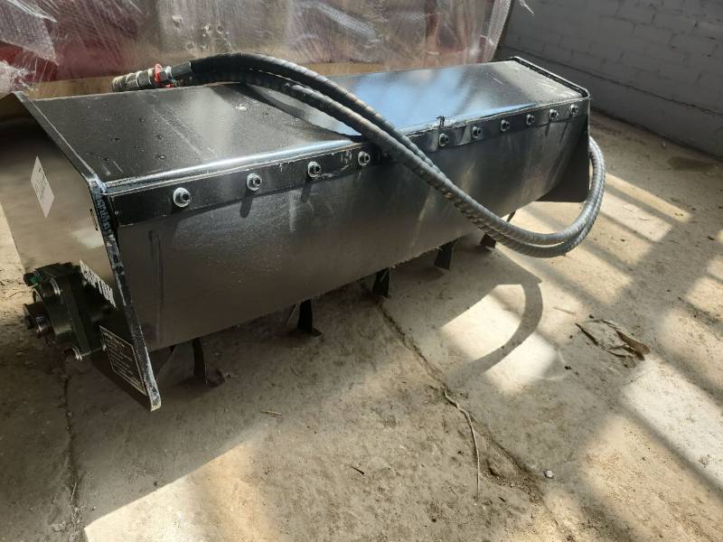 lot 7418 image: CAPTOK CK-XGJ Rotary Tiller Attachment for Mini Skid Steer