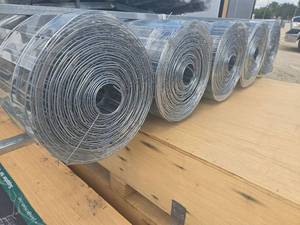 lot 8141 image: Hot Dip Galvanized Industrial Welded Wire Mesh Rolls