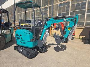 lot 3021 image: Unused AGT QK16R Mini Excavator  Teal