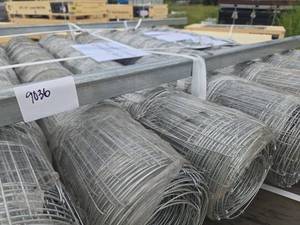 lot 9036 image: Hot-Dipped Galvanized Field Fence - 100ft Roll