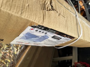 lot 2682 image: Unused Landhonor 10 x10FT Pop up Canopy with removable sides  Box got wet see photos