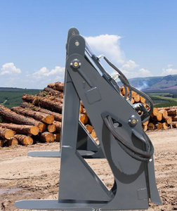 lot 2680 image: Unused Landhonor Skid Steer Log Grapple  48in  LG-13-33D