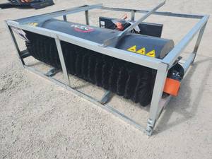 lot 3500 image: Unused WIG 72-inch Heavy Duty Hydraulic Angle Broom Sweeper