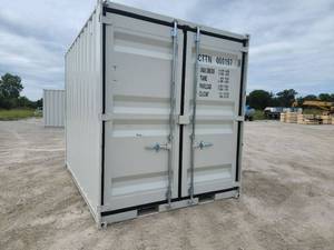 lot 7515 image: One trip&nbsp11FT (L) x 7 (W) x 7FT (H)Shipping Container, light Gray  CTTN0001978