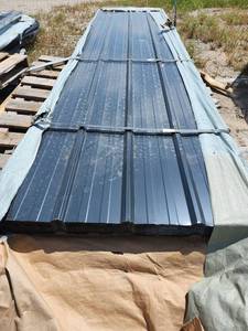lot 7552 image: Unused 2025 Captok Galvalume Steel Siding &amp Roofing Panels  12ft Sheets