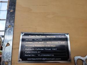 lot 7561 image: Unused Captok Track Pin Press Machine  YLJ100