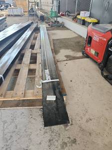 lot 7469 image: Unused 10ft Forklift Extension Rod Set