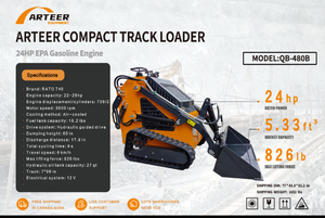 lot 8600 image: Unused Arteer QB-480 Compact Track Skid Steer Loader
