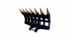 lot 8616 image: Unused Arteer 65 Rock Rake for CAT 320 Excavator  Model ART-RFC320