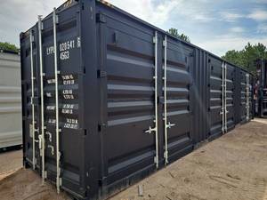 lot 8900 image: 40ft High Cube Storage Container with Side Doors