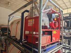 lot 9140 image: Suihe Hot Water High Pressure Washer with Tank
