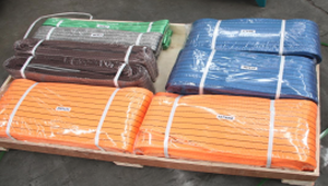 lot 9188 image: Webbing Sling Set - 22 Pieces