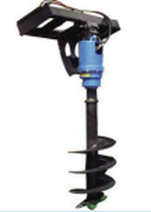lot 9171 image: Suihe Skid Steer Auger w Attachments 9 12 18