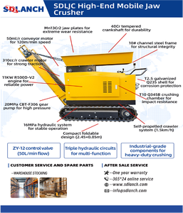 lot 9258 image: SDLANCH High-End Mobile Jaw Crusher SDLJC