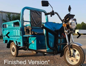lot 9253 image: Fully Assembled800W IRET13 Electric Utility Tricycle with Large Storage