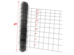 lot 9346 image: Unused K1230 Hot-dip Galvanized Field Fence 10 Rolls