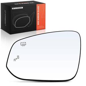 lot 1449 image: A-Premium Left Driver Side Heated Mirror Glass with Backing Plate Compatible with Toyota Sienna 2021-2023 - Exterior Side View Flat Mirror with Blind Spot Detection, Auto Dimming Cable