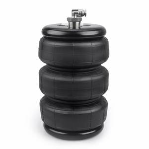 lot 1481 image: ZHSYMX Universal Air Suspension Spring Triple Bellow Standard 2600 lb 12npt Single Port Air Ride Strut Assembly universal for most brand trucks 3E2300