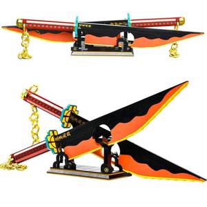 lot 1492 image: SATHIBI 82.6in Demon Slayer Swords Building Set,Tengen Uzui Demon Slayer Sword Building Block with Stand Model Kits Katana Toy,Creative Gifts for Demon Slayer Fan Adults and Kids Boys 8-14 (1478 PCS)