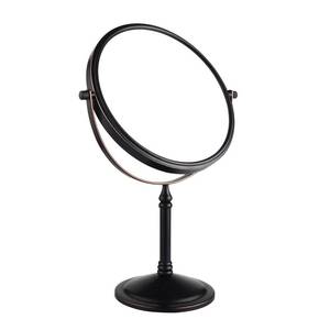 lot 1494 image: Nicesail Tabletop Makeup Mirror, Double-Side 1X-10X, 360 Swivel Cosmetic Mirror for Table Desk, No Light Oil Rubbed Bronze (8 Inch, 10X)