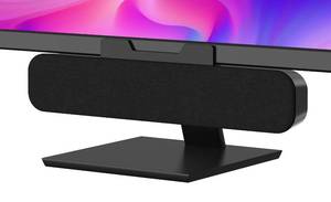 lot 2107 image: OGUPGX Computer Speakers for Desktop Pc, Monitor Speakers for Laptop,Pc Speakers with Loud Sound,Volume Control Easily Clamps to Monitors(USB-C to USB Adapter Included) (Black)