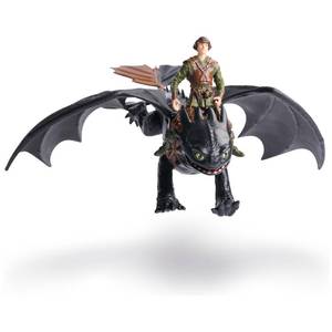 lot 2130 image: Dreamworks Dragons, How to Train Your Dragon, Toothless & Hiccup, Viking Duo Action Figures, Kids Toys for Boys Ages 4 and up