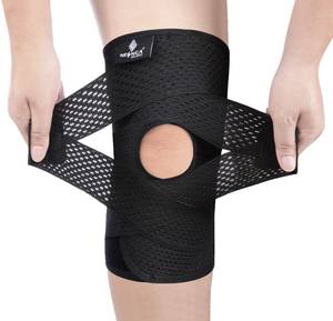 lot 2136 image: NEENCA Knee Brace for Knee Pain, Compression Knee Support with Air Mesh Fabric, Adjustable Knee Wrap with Side Stabilizers, Ultra-Soft Bandage for Sports, Running, Meniscus Tear, ACL, Arthritis Relief