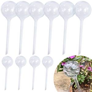 lot 2144 image: Plant Automatic Watering Devices, Clear Plastic Self-Watering Bulbs Flower Automatic Watering Device While Away Garden Waterer for Plant Indoor Outdoor