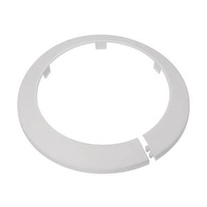 lot 2152 image: uxcell Pipe Cover Decoration, 110mm PP Plastic Escutcheon Water Pipe Drain Line Cover White 2pcs