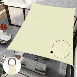 lot 2167 image: RICHIE Upgrade 8x10 Sun Shade Sail Rectangle Canopy, Water Resistant & UV Block Sunshade for Outdoor Patio Lawn Beach Garden Carport Backyard Deck Pergola, Beige