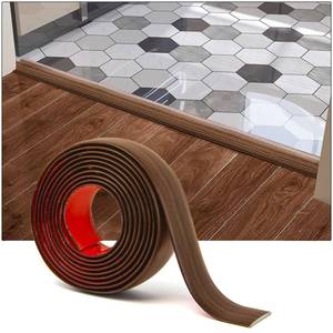 lot 2176 image: Art3d Self Adhesive Vinyl Floor Transition Strip,Laminate Floor Strip Floor Flat Divider Strip for Joining Floor Gaps, Carpet Threshold Transition, Floor Tiles (4 FT, 1.57in, Cherry)