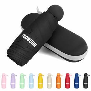 lot 2229 image: Yoobure Travel Umbrella Portable Compact Umbrellas, Pocket Mini for Purse, Umbrellas for UV Sun & Rain Small for Backpack, Umbrella with Case Folding for Kids Women