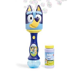 lot 2231 image: Little Kids BLUEY Light and Sound Musical Bubble Wand, Includes Bubble Solution
