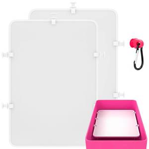 lot 2234 image: SMART DK 2-Pack Divider Tray for Bogg Bag Divider Accessories, Suitable for Bogg Bags X Large Beach Bag Organizer Inserts (White)
