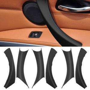 lot 2235 image: Jaronx Compatible with BMW 3 Series E90E91 Door Handle Covers, 6PCS Door Pull Handle Cover for BMW 325i 328i 335i 330i 2006-2011, Left and Right Passenger Side (Black)