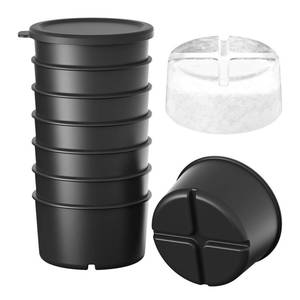 lot 2248 image: Hozodo Ice Mold Accessory for KitchenAid Shave Ice Attachment, Reusable Plastic Ice Molds with Lids for Kitchenaid Ice Shaver Attachment - 8PCS