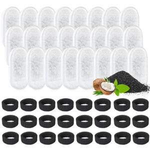 lot 2249 image: Cat Water Fountain Filter, 24 Pack Cat Fountain Filters, Cat Fountain Replacement Filter for 67oz2L&108oz3.2L Stainless Steel Pet Water Fountain (24 Filters & 24 Sponges)