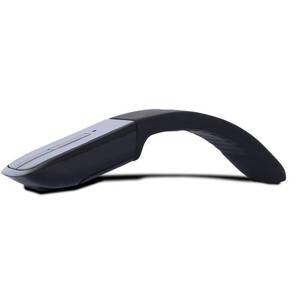 lot 2258 image: WUDEMWWFE Bluetooth Arc Touch Mouse, Slim Portable Mini Wireless Computer Mouse Without USB Nano Receiver, Folding Optical Mice for Laptop Notebook Tablet - Black