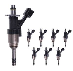lot 2276 image: Dowfane 8 Pcs Fuel Injectors FJ1217 12668390 Compatible with Chevrolet Silverado 1500 2500 Compatible with GMC Sierra Yukon 4.3L & 5.3L V8 V6 2014-2018 12623116 12656005
