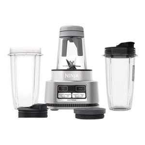 lot 3554 image: Ninja - Foodi Smoothie Bowl Maker and Nutrient Extractor 1200WP smartTORQUE 4 Auto-iQ Presets - Silver