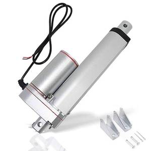 lot 4231 image: ECO-WORTHY Heavy Duty 330lbs1500N Solar Tracker Linear Actuator Multi-Functions with Mounting Brackets (12V, 4) IP54 Waterproof Linear Motion Actuator