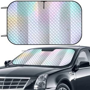 lot 4240 image: Car Windshield Sun Shade, Folding Car Shades for Front Windows UV Rays Sun Visor Shade with Sucker, Keeps Your Vehicle Cool