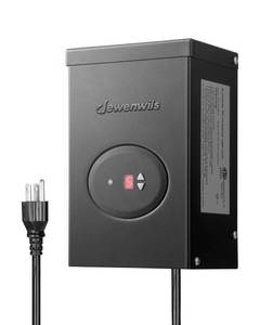 lot 5289 image: DEWENWILS 120W Low Voltage Landscape Transformer, Outdoor Transformer with Timer and Photocell Sensor, 120V AC to 12V AC, Weatherproof, for LED Lighting, Spotlight, Pathway Light, ETL Listed