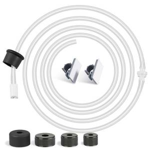 lot 6326 image: Yofidra Sink Soap Dispenser Extension Tube Kit, Upgraded 47 Under Counter Kitchen Sink Dish Soap Dispenser Hose with Check Valve for Prevent Backflow