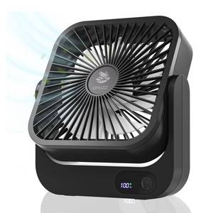 lot 6354 image: Cruise Ship Approved Magnetic Fan �� Portable Rechargeable & Plug-In, 5-Speed Adjustable, Quiet Operation, Up to 12 Hours Battery Life, Perfect for 2025 Cruises