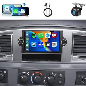 lot 9533 image: For Dodge Ram 1500 06-08,Chrysler 300C 05-07,Chrysler PT Cruiser,Dodge Magnum,Jeep CommanderPatriot,Jeep Grand Cherokee��264G��Android Car Stereo WiFi Wireless Carplay Android Auto,6.2�� for Ram Radio