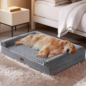 lot 9548 image: BFPETHOME Dog Beds for Large Dogs, Orthopedic Dog Bed for Medium Large Dogs,Big Waterproof Couch Pet Bed with Removable Washable Cover