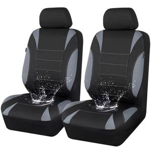 lot 9552 image: CAR PASS Waterproof Car Seat Covers Front Seats Only with 5mm Composite EVA, Neoprene Car Seat Cover with Separate Headrest Cover, Quick Setup Universal Fit for Car SUV Trucks,Airbag Compatible��Gray