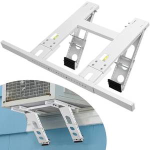 lot 9553 image: getlstub Air Conditioner Support Bracket, Adjustable Window AC Bracket, No Drilling, Heavy Steel Air Conditioner Stand Fit Most Single or Double-Hung Windows, Hold Up to 220lbs