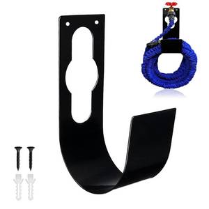 lot 10338 image: SupKing Hose Holder Wall Mount,Heavy Duty Garden Hose Hanger Reel Metal Hose Hooks Fit to100ft Expandable Watering Hose Storage